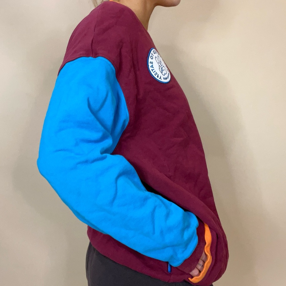 Color Blocking Sweatshirt RARE - Picture 2 of 3